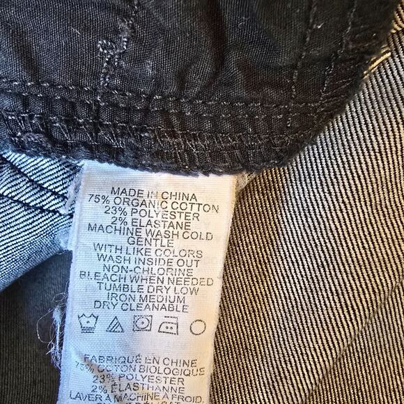 Prana Jeans Women's 10/30 Black Charcoal Wash Skinny - Picture 5 of 15